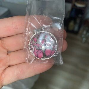 Pink Tree of Life Pendant